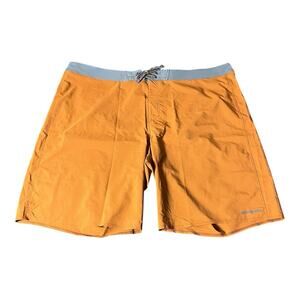 NEW Patagonia Men's Hydropeak Boardshorts 21” Sisu Brown Blue Trim 44 Waist Swim